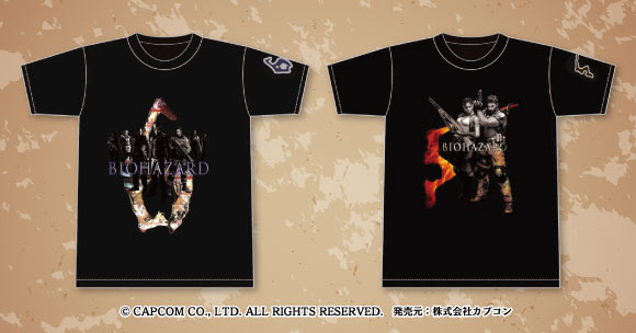 バイオハザード5』 と『バイオハザード6』 の新作Tシャツが登場